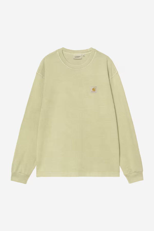 【CARHARTT WIP|カーハートWIP】L/S NELSON T-SHIRT/L/SネルソンTシャツ(G GREEN GARMENT DYED , BLACK GARMENT DYED)