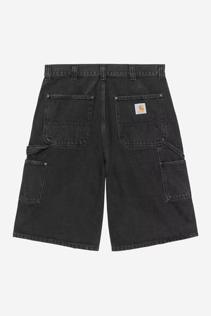 【CARHARTT WIP|カーハートWIP】OG DOUBLE KNEE SHORT/OGダブルニーショーツ(BLACK STONE WASHED)