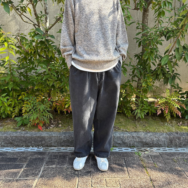 【NOROLL|ノーロール】THICKWALK PANTS/シックウォークパンツ(BLACK DENIM)