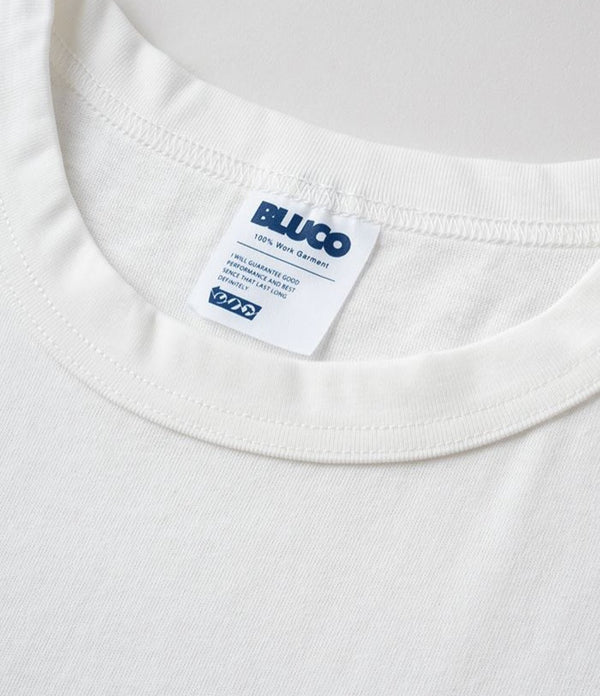 【BLUCO UNCROWD|ブルコ アンクラウド】2-PACK POCKET TEE /2-パックポケットTEE (WHITE)