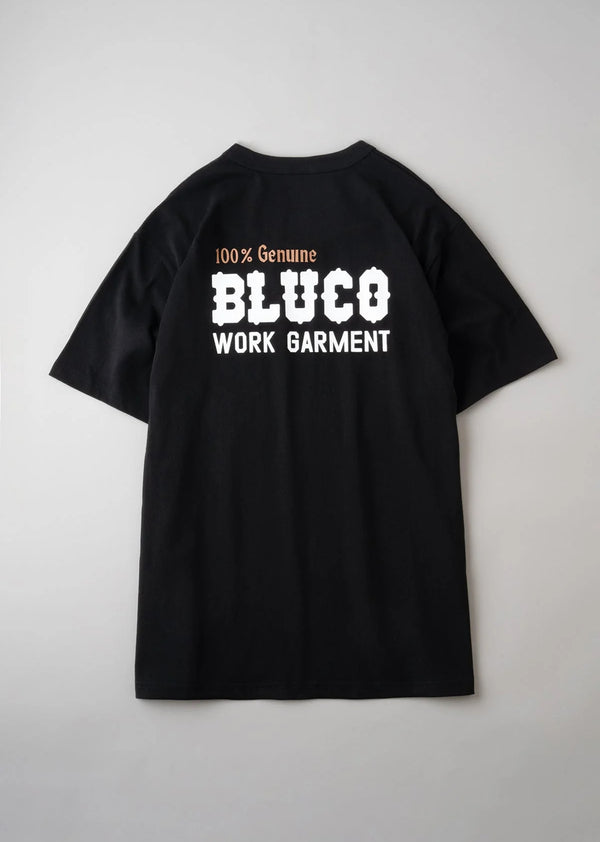 【BLUCO UNCROWD|ブルコ アンクラウド】POCKET TEE -Bolt-/ポケットTEE -Bolt- (BLACK)