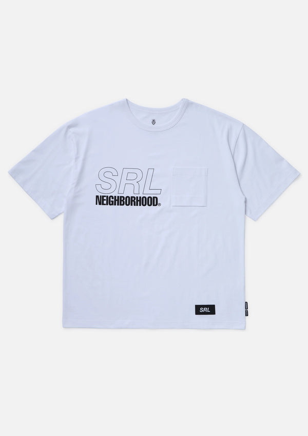 【NEIGHBORHOOD|ネイバーフッド】SRL . SHELTECH CREWNECK-P SS (WHITE)