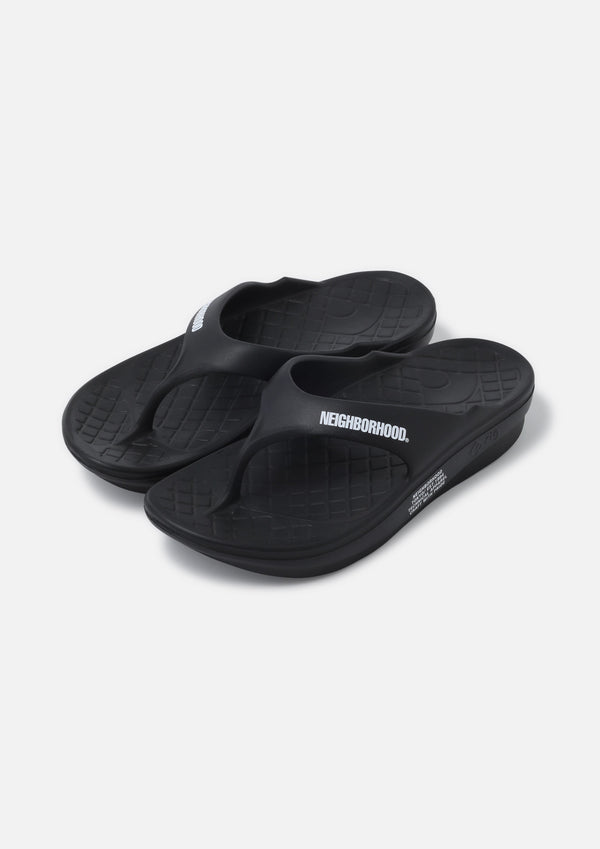 【NEIGHBORHOOD|ネイバーフッド】NH X RIG FOOTWEAR . FLIP FLOP 2.0(BLACK)