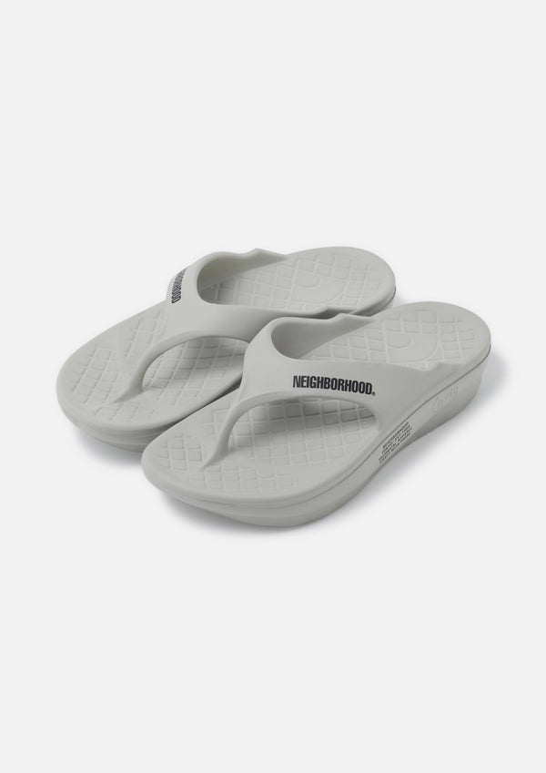 【NEIGHBORHOOD|ネイバーフッド】NH X RIG FOOTWEAR . FLIP FLOP 2.0(GRAY)