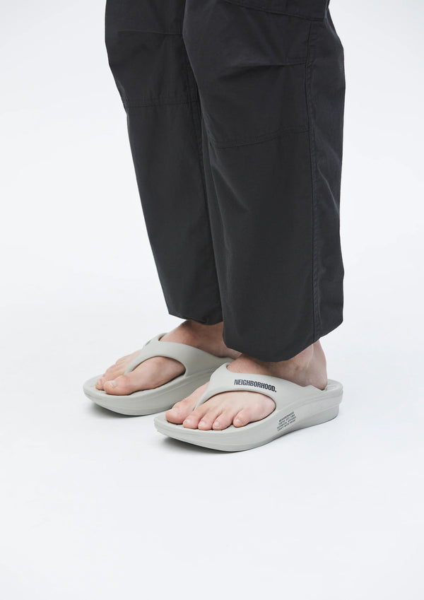 【NEIGHBORHOOD|ネイバーフッド】NH X RIG FOOTWEAR . FLIP FLOP 2.0(GRAY)