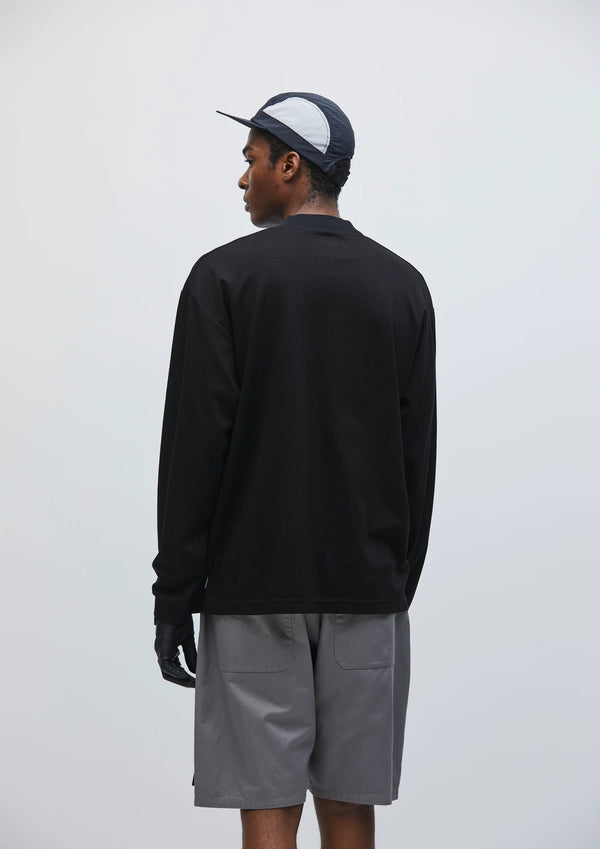 【NEIGHBORHOOD|ネイバーフッド】NH X MALBON GOLF . MOCNECK LS/NH X マルボンゴルフ.モックネックLS(BLACK)