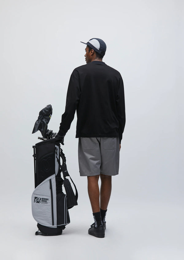 【NEIGHBORHOOD|ネイバーフッド】NH X MALBON GOLF . MOCNECK LS/NH X マルボンゴルフ.モックネックLS(BLACK)