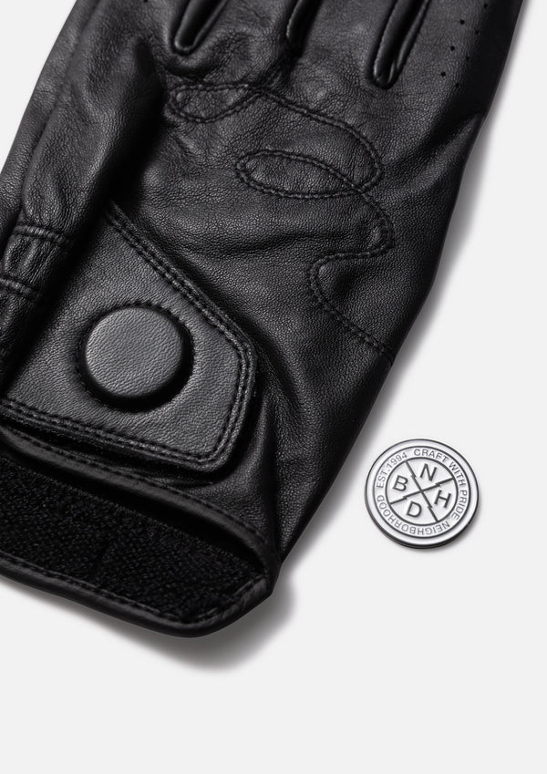 【NEIGHBORHOOD|ネイバーフッド】NH X MALBON GOLF . GOLF GLOVE/NH X マルボンゴルフ.ゴルフグローブ(BLACK)