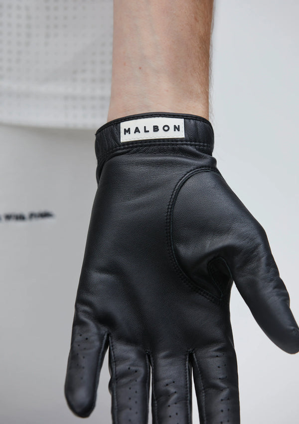 【NEIGHBORHOOD|ネイバーフッド】NH X MALBON GOLF . GOLF GLOVE/NH X マルボンゴルフ.ゴルフグローブ(BLACK)
