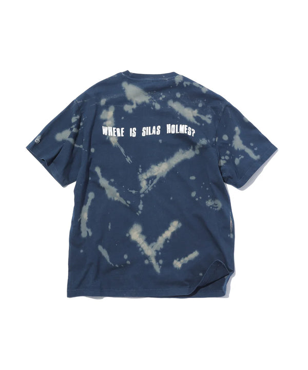 【SILAS|サイラス】BLEACH ZIP POCKET S/S TEE/ブリーチジップ ポケットS/S TEE(NAVY)
