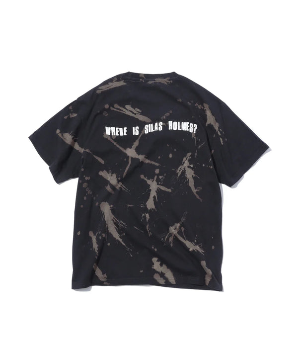【SILAS|サイラス】BLEACH ZIP POCKET S/S TEE/ブリーチジップ ポケットS/S TEE(BLACK)