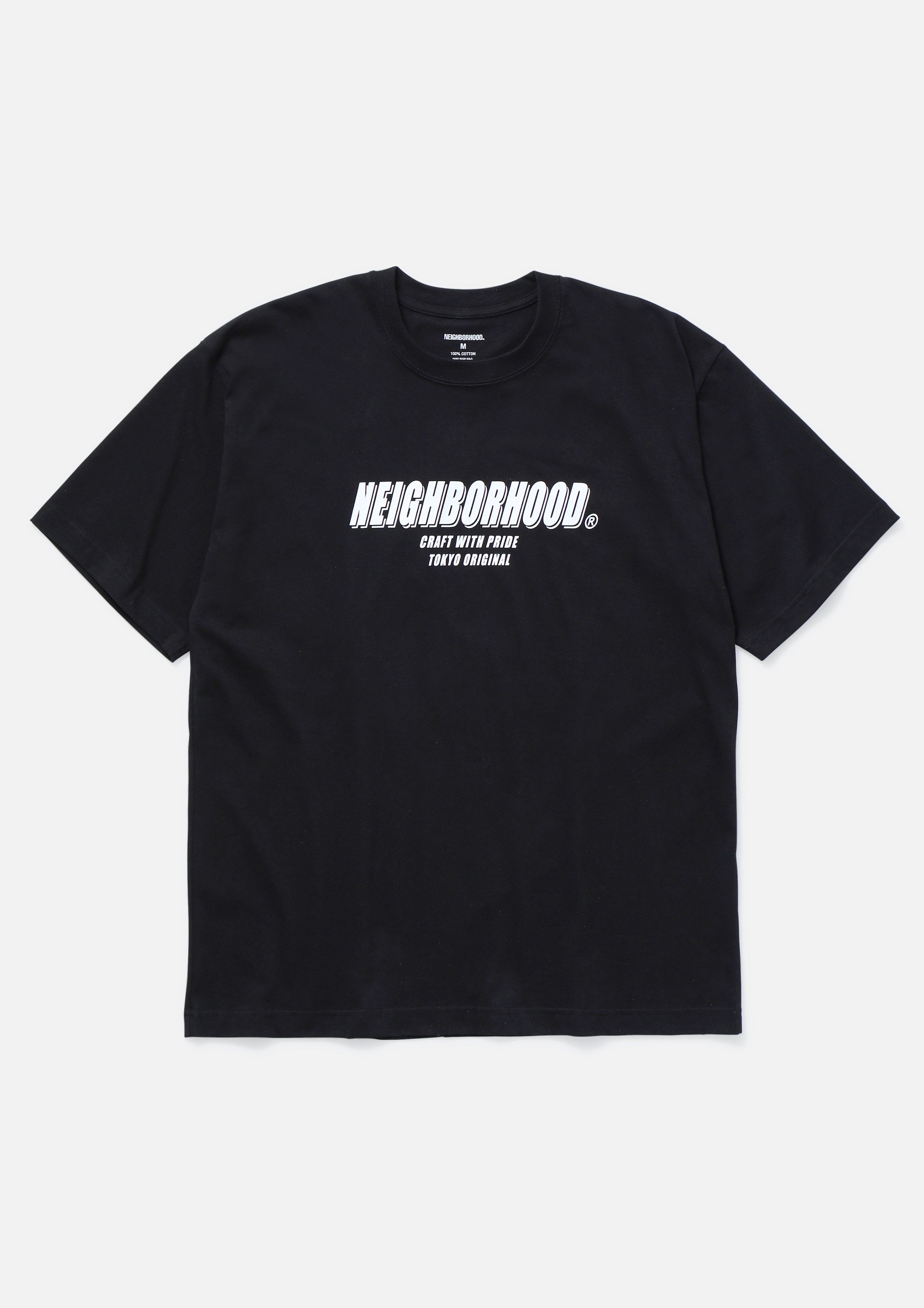 【Neighborhood】ブラック NH SS-1 Tシャツ Black NH SS-1 T-shirt by Neighborhood on Sale