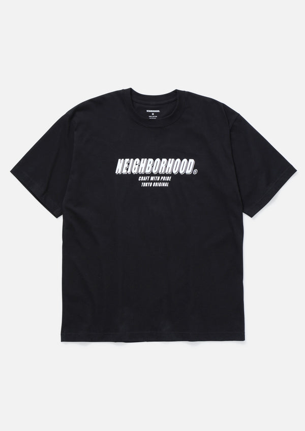 【NEIGHBORHOOD|ネイバーフッド】NH . TEE SS-1 (BLACK)