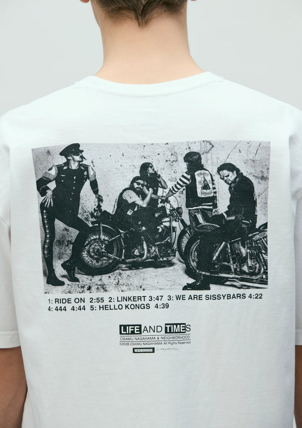 【NEIGHBORHOOD|ネイバーフッド】NH X OSAMU NAGAHAMA . TEE SS-3 /NH X オサムナガハマ . TEE SS-3(WHITE)