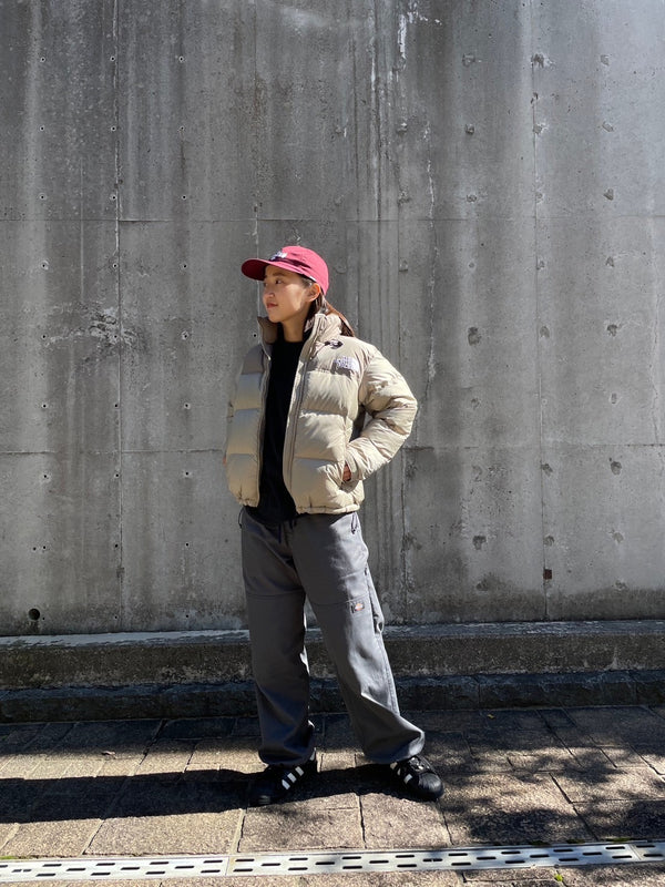 【THE NORTH FACE|ザノースフェイス】WOMEN'S SHORT NUPTSE JACKET/ウィメンズショートヌプシジャケット(CC キャバングレー×クレイグレー)