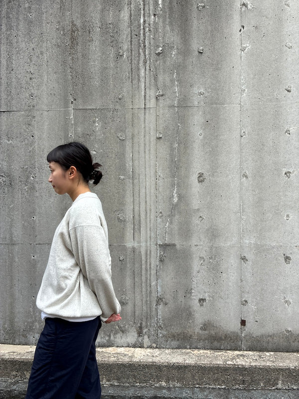 【CREPUSCULE|クレプスキュール】L/S POLO/ロングスリーブ ポロ(WHITE , GRAY , BLACK)