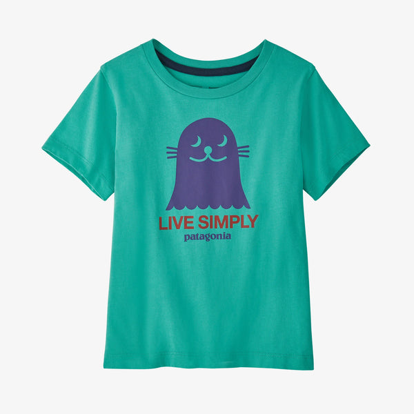 【PATAGONIA|パタゴニア】BABY REGENERATIVE ORGANIC CERTIFIED COTTON LIVE SIMPLY T-SHIRT/ベビー リジェネラティブ オーガニック サーティファイド コットン リブシンプリー Tシャツ(LVFT)