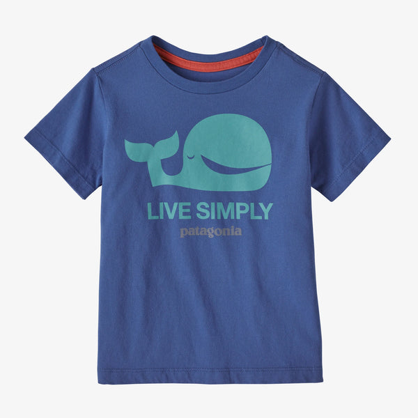 【PATAGONIA|パタゴニア】BABY REGENERATIVE ORGANIC CERTIFIED COTTON LIVE SIMPLY T-SHIRT/ベビー リジェネラティブ オーガニック サーティファイド コットン リブシンプリー Tシャツ(LSWB)