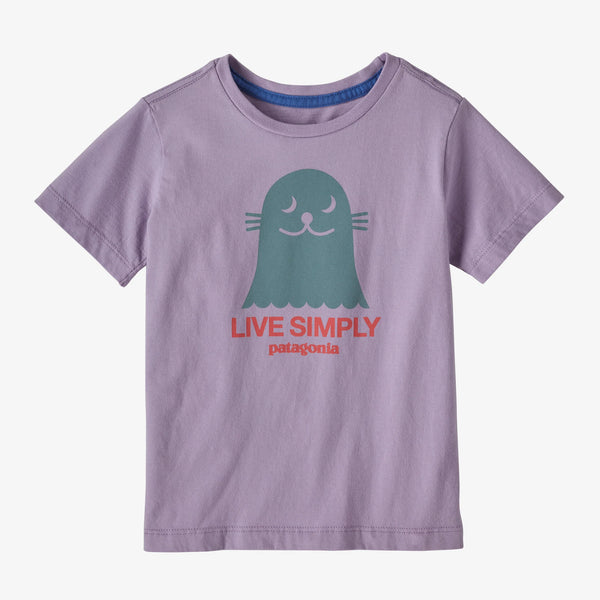 【PATAGONIA|パタゴニア】BABY REGENERATIVE ORGANIC CERTIFIED COTTON LIVE SIMPLY T-SHIRT/ベビー リジェネラティブ オーガニック サーティファイド コットン リブシンプリー Tシャツ(LSSP)
