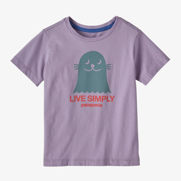 BABY REGENERATIVE ORGANIC CERTIFIED COTTON LIVE SIMPLY T-SHIRT/ベビー リジェネラティブ オーガニック サーティファイド コットン リブシンプリー Tシャツ(LSSP)