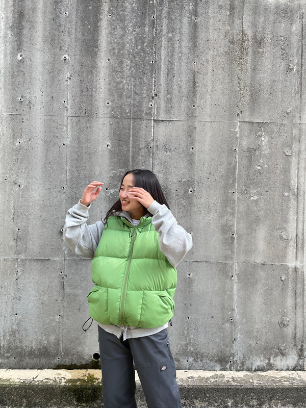 【SEDAN ALL-PURPOSE | セダンオールパーパス】REVERSIBLE DOWN VEST/リバーシブルダウンベスト(SPROTUT×BLACK)