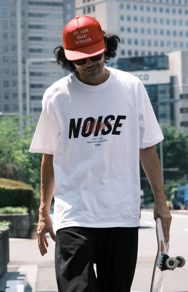 【CHALLENGER|チャレンジャー】S/S NOISE TEE/S/SノイズTEE(WHITE,BLACK)