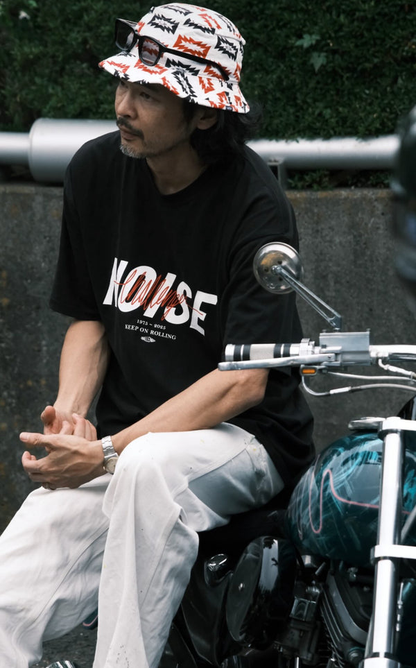 【CHALLENGER|チャレンジャー】S/S NOISE TEE/S/SノイズTEE(WHITE,BLACK)
