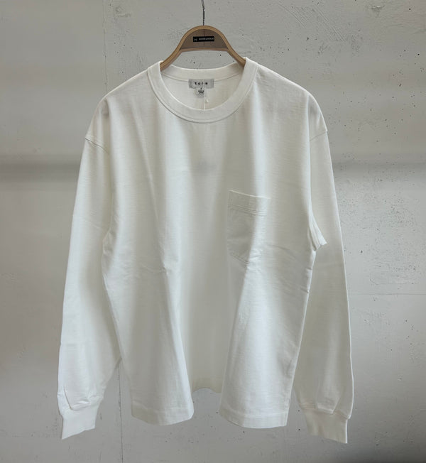 BASIC POCKET T SHIRT (WHITE)