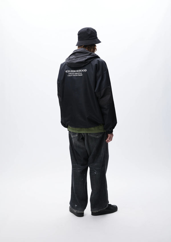 ANORAK JACKET(BLACK)公式通販 正規取扱店 ワーカホリック ネイバーフッド 山陰 島根 松江 – STREAM