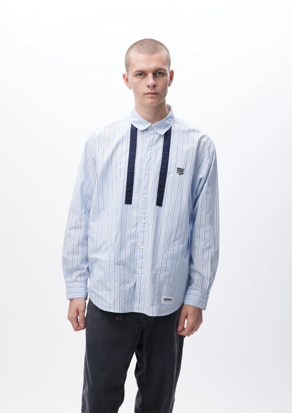 【NEIGHBORHOOD|ネイバーフッド】TIE SHIRT LS/タイ シャツ LS(STRIPE-B)