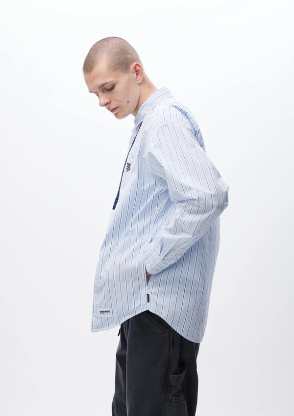 【NEIGHBORHOOD|ネイバーフッド】TIE SHIRT LS/タイ シャツ LS(STRIPE-B)