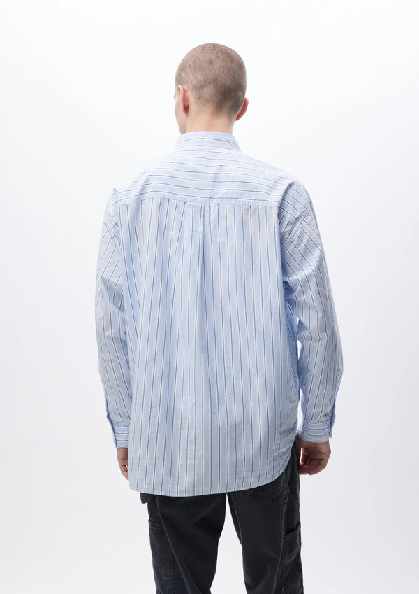 【NEIGHBORHOOD|ネイバーフッド】TIE SHIRT LS/タイ シャツ LS(STRIPE-B)