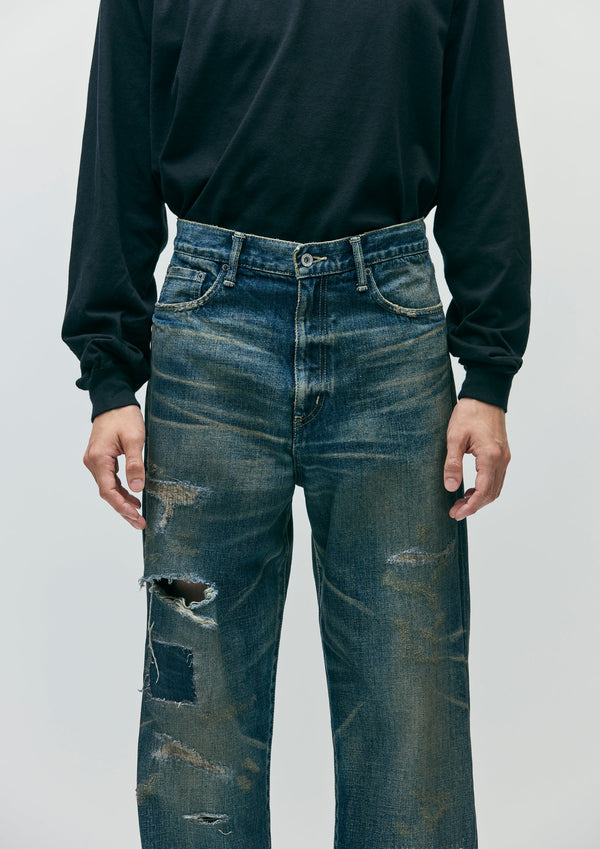【NEIGHBORHOOD|ネイバーフッド】SAVAGE DENIM DP BASIC PANTS/サベージデニムDPベーシックパンツ(INDIGO,BLACK)