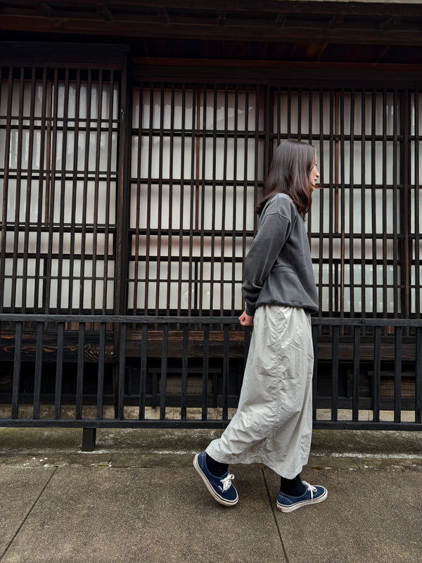 【SNOWPEAK|スノーピーク】NYLON TUSSAH UTILITY STORAGE SKIRT/ナイロンタッサーユーティリティストレージスカート(LIGHT GREY , BLACK)