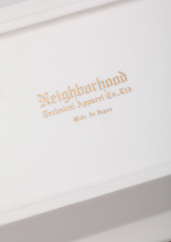 【NEIGHBORHOOD|ネイバーフッド】SQUARE INCENSE TRAY /スクエアインセンスチャンバー(BLACK)