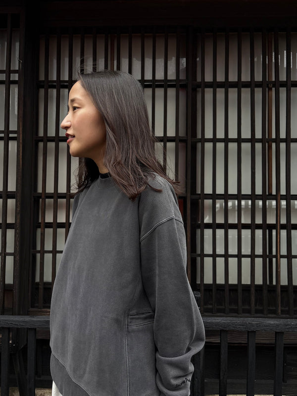 【SNOW PEAK|スノーピーク】GARMENT DYED PULLOVER/ガーメントダイプルオーバー(DARK GREEN , CHARCOAL)