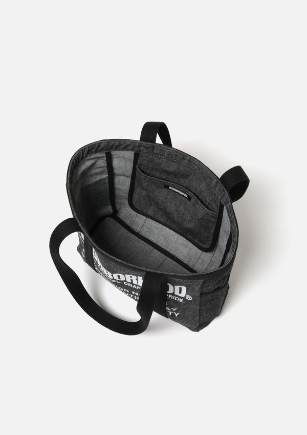 【NEIGHBORHOOD|ネイバーフッド】DENIM TOTE BAG-M/デニムトートバック-M(INDIGO,BLACK)