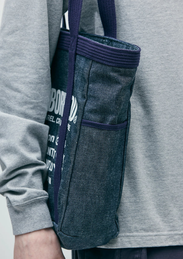 【NEIGHBORHOOD|ネイバーフッド】DENIM TOTE BAG-M/デニムトートバック-M(INDIGO,BLACK)