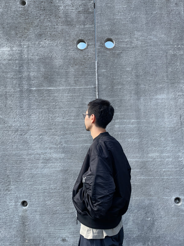 【SEDAN ALL-PURPOSE | セダンオールパーパス】REVERASIBLE CORDURA FLIGHT JACKET/リバーシブルコーデュラフライトジャケット(BLACK)