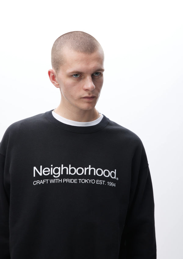 NH X RUSSELL ATHLETIC . SWEAT SHIRT LS(BLACK)