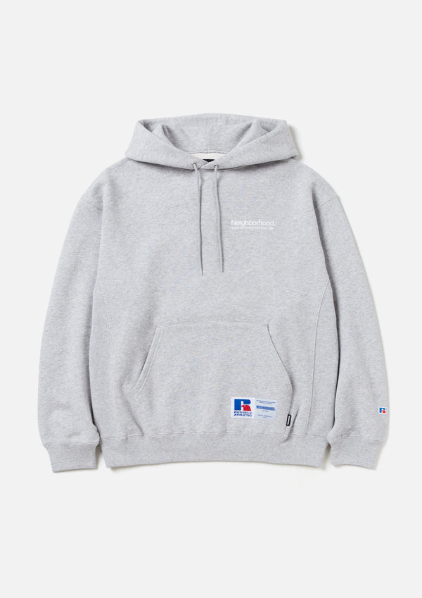 NH X RUSSELL ATHLETIC . SWEAT HOODIE LS (GRAY)