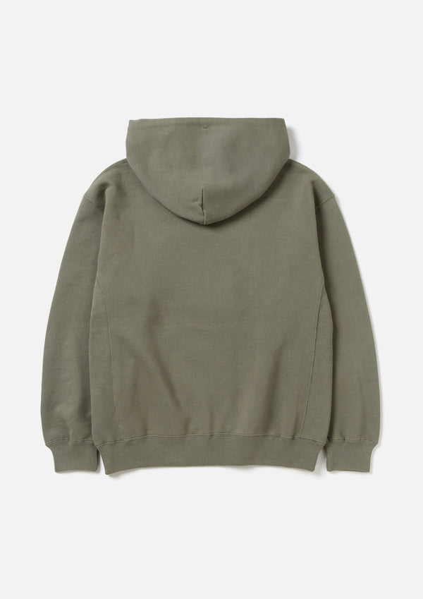 NH X RUSSELL ATHLETIC . SWEAT HOODIE LS (OLIVE DRAB)