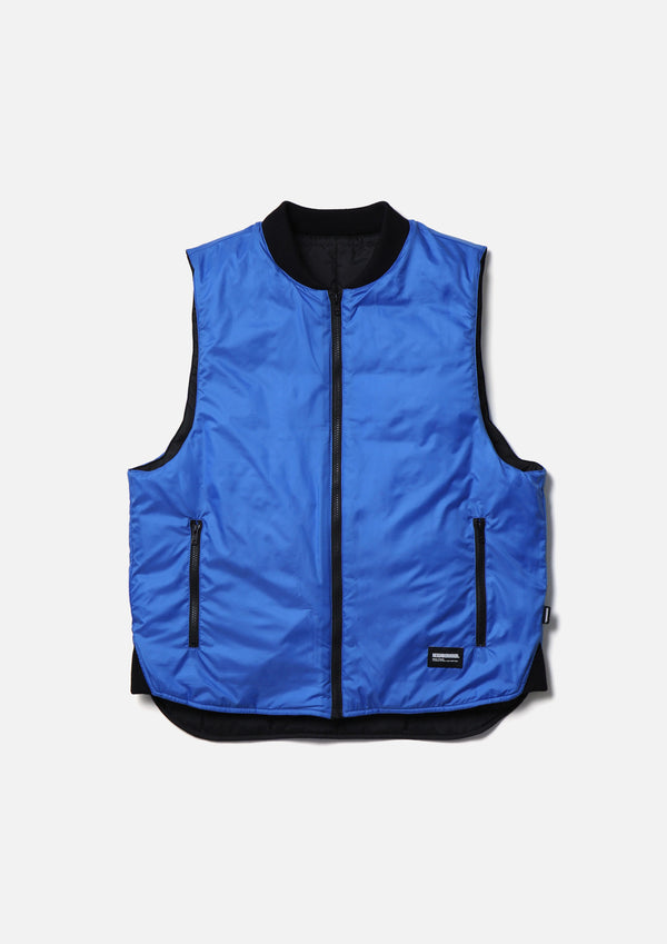 【NEIGHBORHOOD|ネイバーフッド】REVERSIBLE PADDED VEST/リバーシブルパテッドベスト(BLACK)