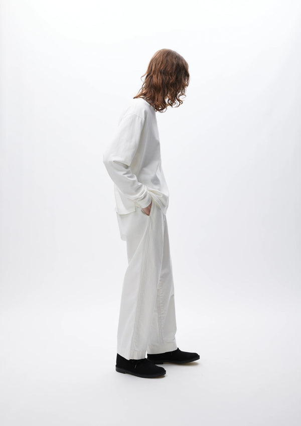 BW . TUCK PANTS / BW.タック パンツ(WHITE)