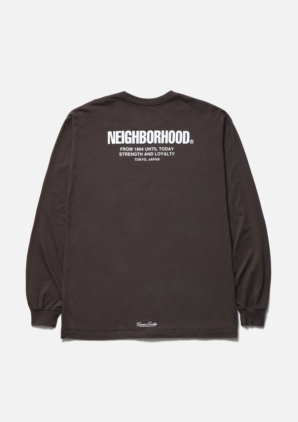 【NEIGHBORHOOD|ネイバーフッド】NH . TEE LS-4(BLACK,BROWN,WHITE)