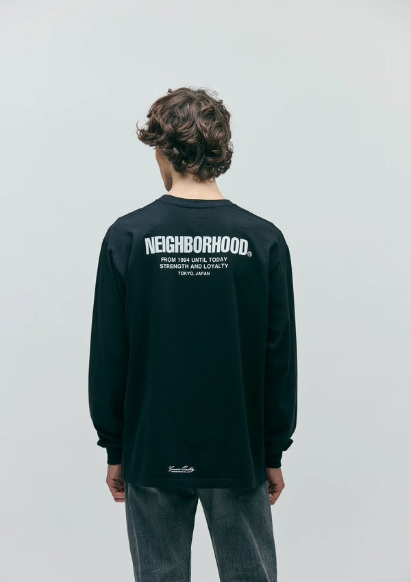 【NEIGHBORHOOD|ネイバーフッド】NH . TEE LS-4(BLACK,BROWN,WHITE)