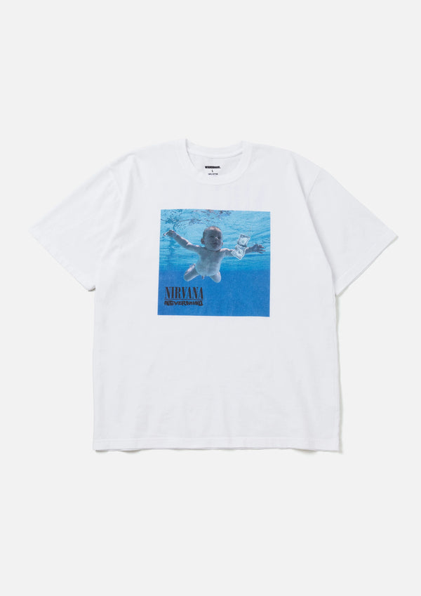 NH × NIRVANA . TEE SS-3 /NH×ニルヴァーナ.TEE SS-3 (WHITE)