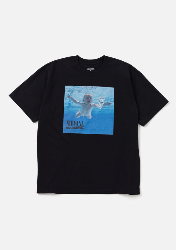 NH × NIRVANA . TEE SS-3 /NH×ニルヴァーナ.TEE SS-3 (BLACK)