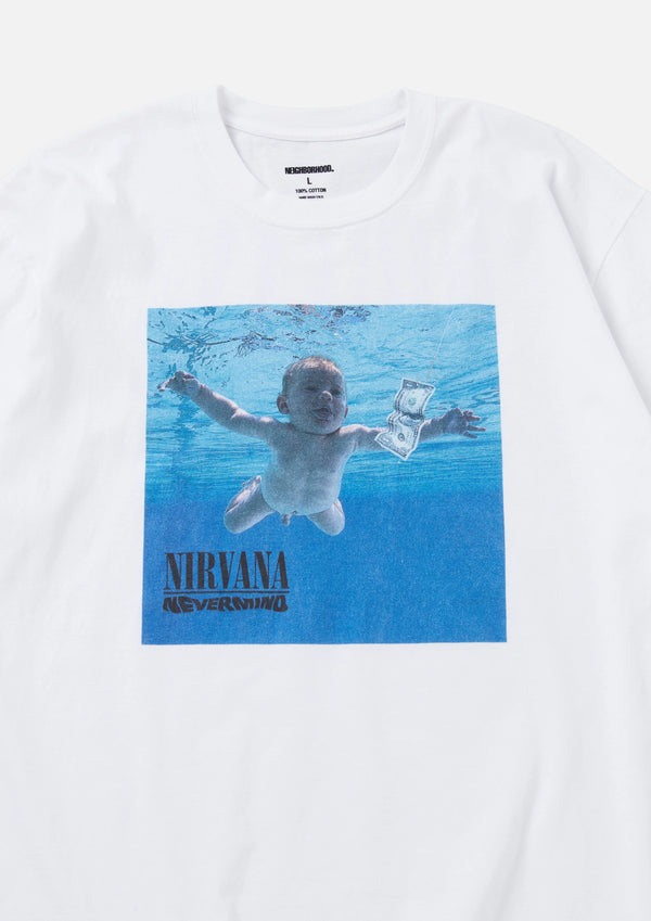 NH × NIRVANA . TEE SS-3 /NH×ニルヴァーナ.TEE SS-3 (WHITE)