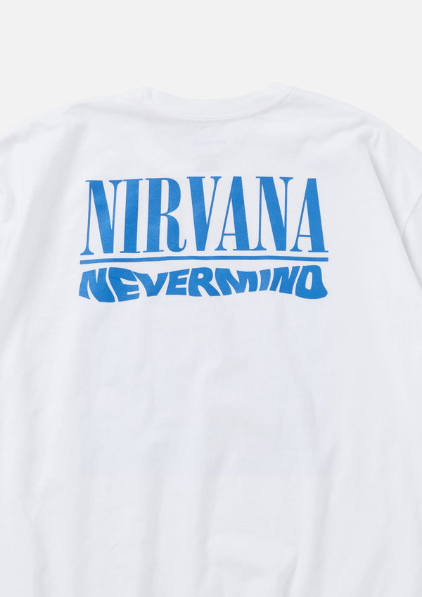 NH × NIRVANA . TEE SS-3 /NH×ニルヴァーナ.TEE SS-3 (WHITE)